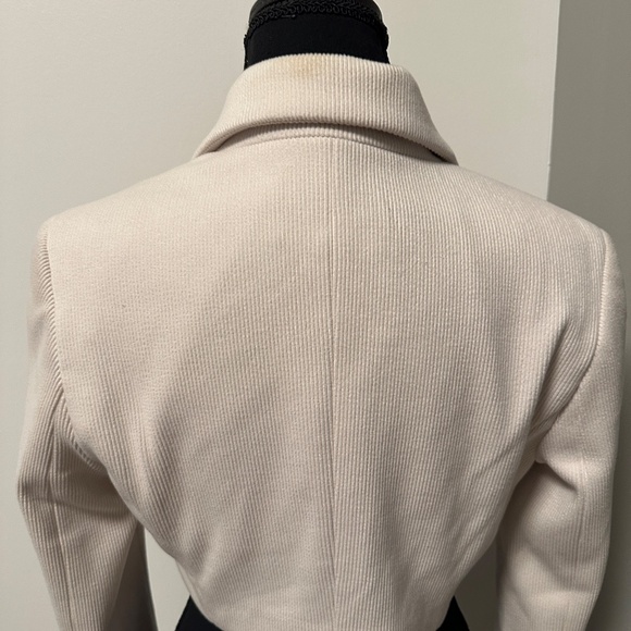 *HOUSE OF HARLOW 1960* Ivory Long Sleeve Cropped Blazer Size XS - Picture 5 of 7